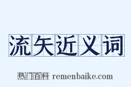 流矢近义词是什么意思的图片